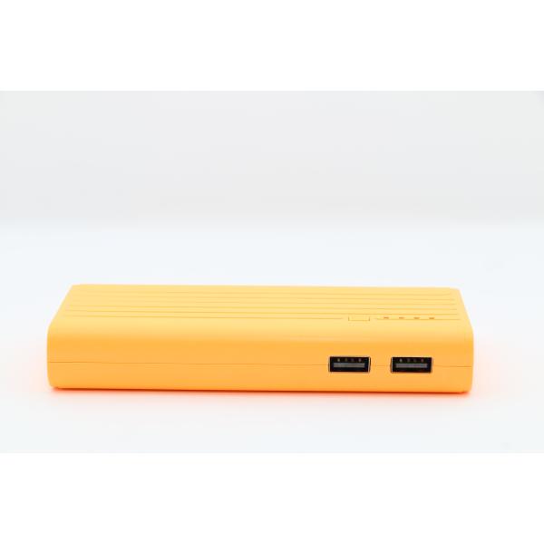 تكنو باور  بنك برتقالي  سعة 11000 مللي أمبير مع راوتر - واي فاي USB