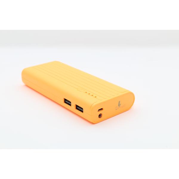 تكنو باور  بنك برتقالي سعة 10000 مللي أمبير مع راوتر - واي فاي USB