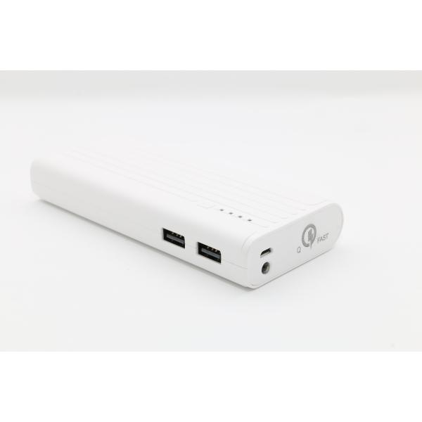 تكنو باور  بنك أبيض  سعة 11000 مللي أمبير مع راوتر - واي فاي USB